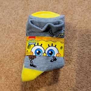 COPY - 5 pairs SpongeBob Squarepants socks, size 7-10.